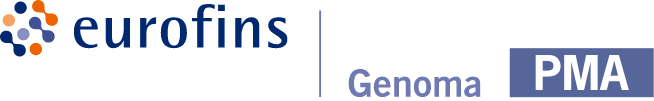 Logo di Eurofins Genoma, azienda specializzata in test genetici e diagnostica molecolare, punto di riferimento d'eccellenza per esami genetici e citogenetici.